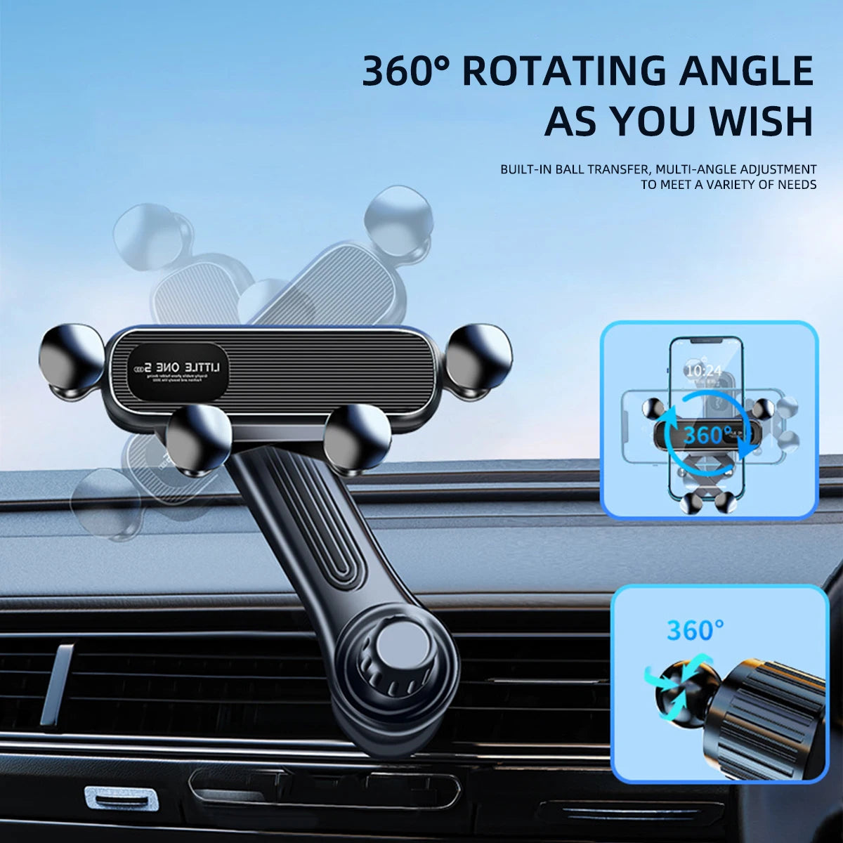 Magnetic Car Phone Holder for 4.7-7 Inch Support Mobile Phone Car Air Vent Mount Universal Shockproof GPS Clip Smartphone Stand