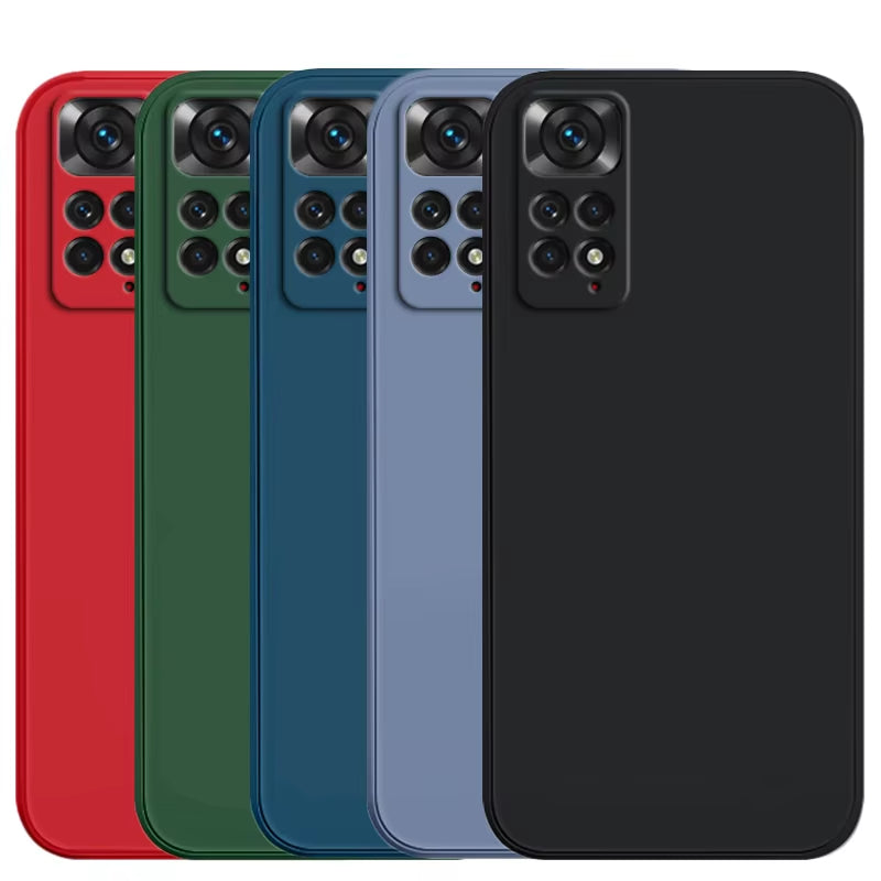 Case for Xiaomi Redmi Note 11S Cases Xiaomi Redmi Note 11S 10 11 12 13 Pro plus 5G Cover Shockproof Liquid Silicone Phone Cover