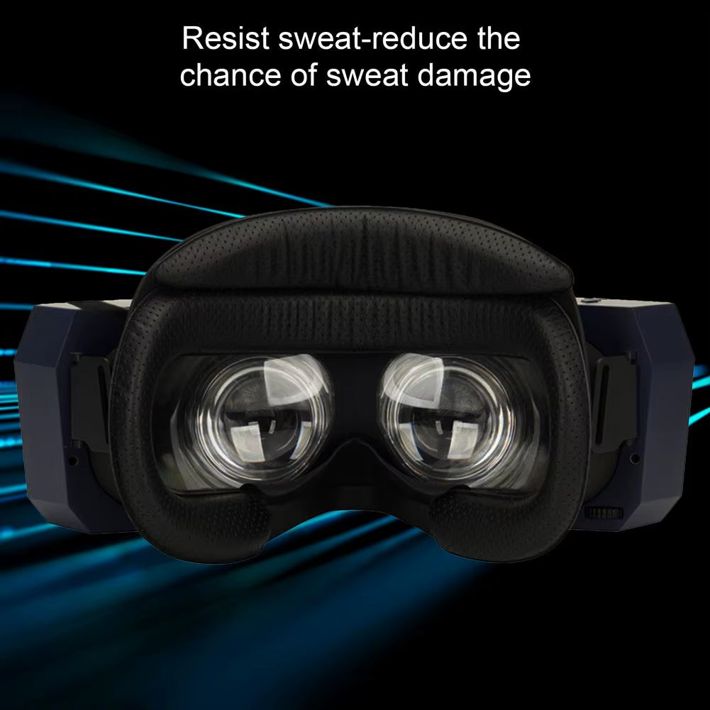 Eye Mask Cover for Pimax Vision 8K/5K Glasses Light Blocking Foam Leather Face Eye Cover Pad with VR Lens Cover VR Accessories