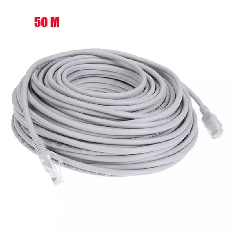 Cable Ethernet De Alta Velocidad Cat5E RJ45 Cable De Red LAN Enrutador De Ordenador Patch Cord , 1M/5M/10M/15M/20M/30M/50M